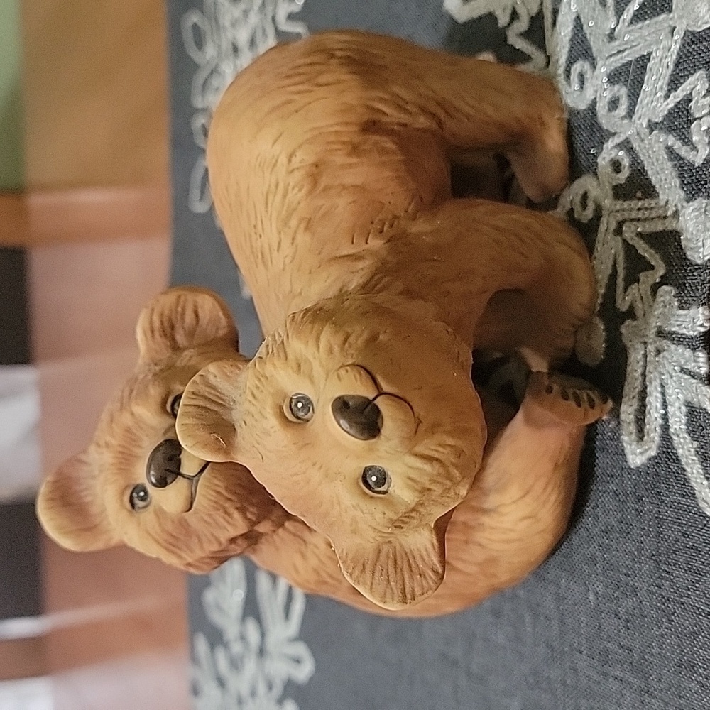 1988 Vintage River Shore Bear Snuggle Babies 👶